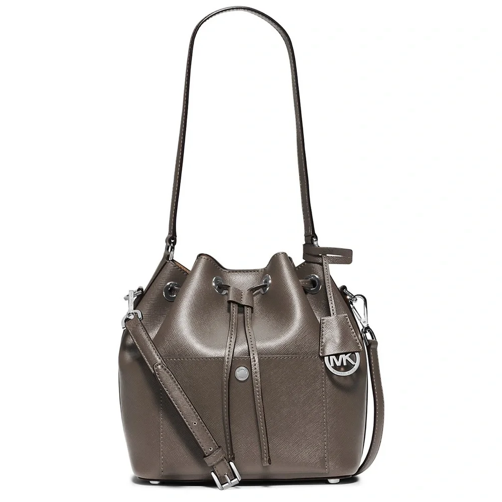 Michael Kors Greenwich Medium‎ Saffiano Leather Bucket Bag NWT